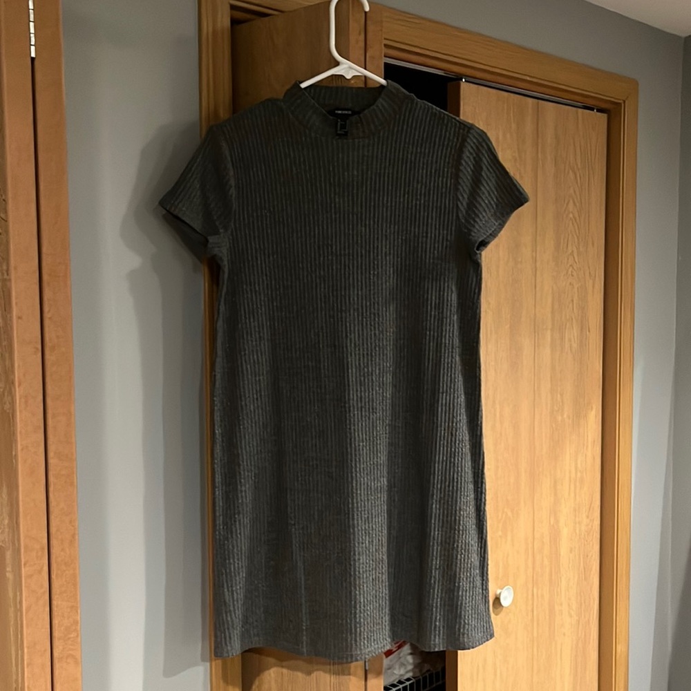 Forever 21 Cotton ribbed dress